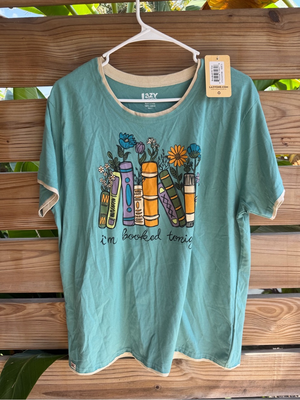 Teal 'I'm Booked Tonight' Graphic Tee